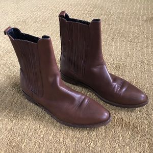 Freda Salvador high shaft leather bootie size 7